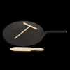 LE CREUSET Crêpière Fonte Émaillée 32 cm Noir avec Accessoires Outlet