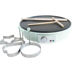 SCRAPCOOKING Crêpière Électrique 28 cm avec Accessoires Best