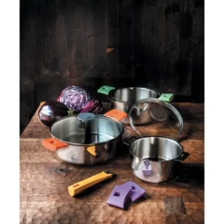 CRISTEL Crêpière Mutine Ø 26 cm Manche Amovible Anti-Adhésive Inox Discount