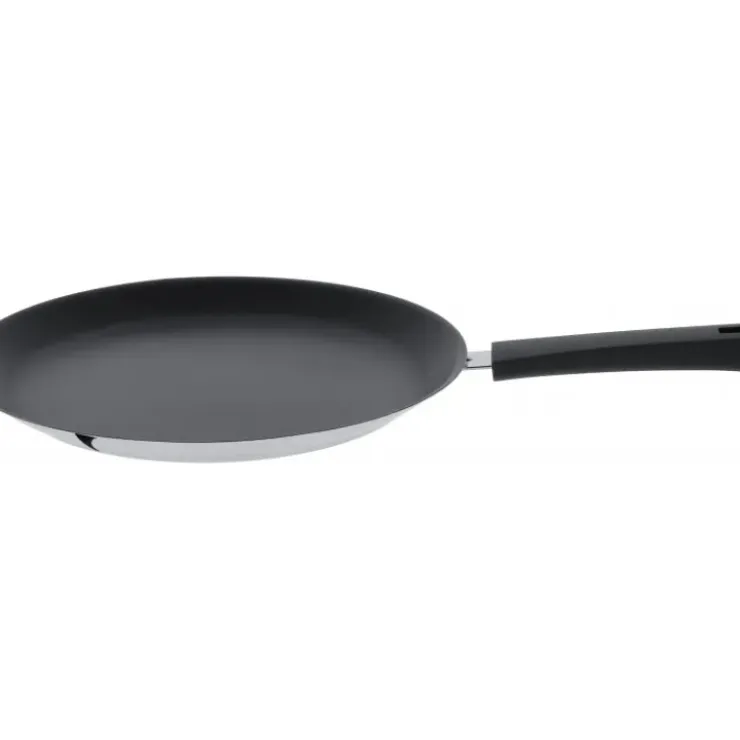 CRISTEL Crêpière Mutine Ø 26 cm Manche Fixe Anti-Adhésive Inox Best