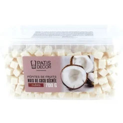 PATISDECOR Cubes Noix de Coco Séchées 700 g Patisdécor New