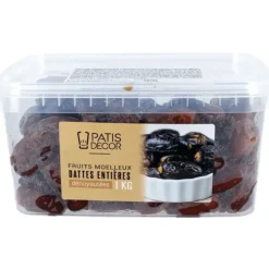 PATISDECOR Dattes Dénoyautées Entières 1 kg Patisdécor Clearance