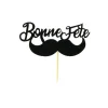 PATISDECOR Décor Bonne Fête Moustache sur Pic (x2) Patisdécor Hot