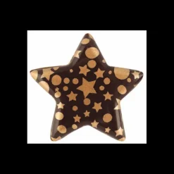 FLORENSUC Décor en Chocolat Etoile Scintillante 3,7 cm (x112) New