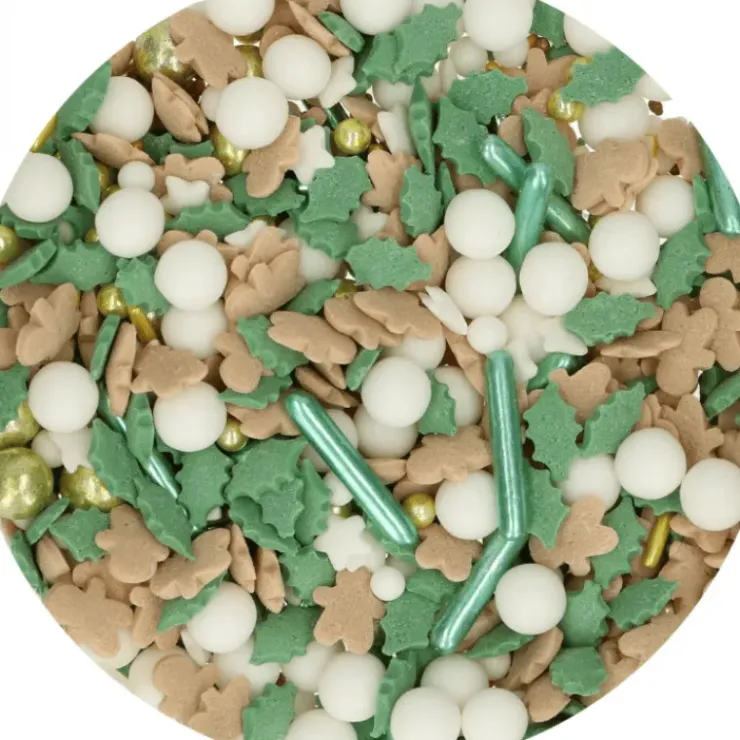 FUNCAKES Décoration en Sucre Mélange Joyfull Noël 65 g Sale