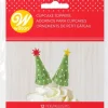 WILTON Décorations Sapins de Noël sur Piques (x12) Clearance