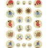 VALRHONA Décors Chocolat Blanc Pirate 24 pièces Chocolatree Online