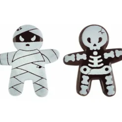 FLORENSUC Décors en Chocolat Momie et Squelette 3,5 x 4 cm (x144) Clearance
