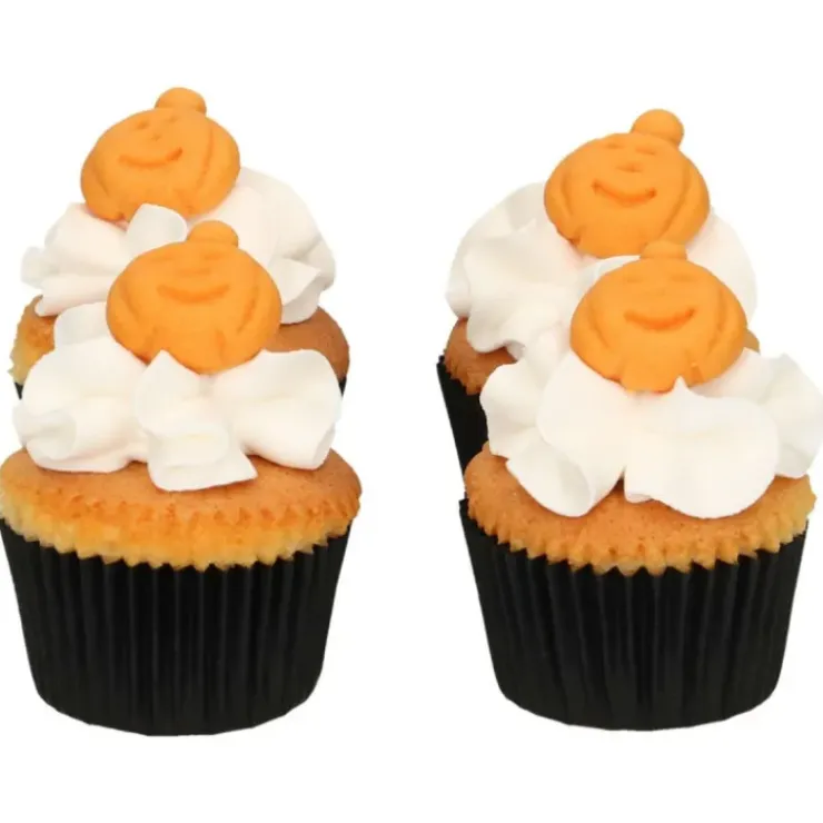 FUNCAKES Décors en Sucre Citrouilles Halloween (x12) New
