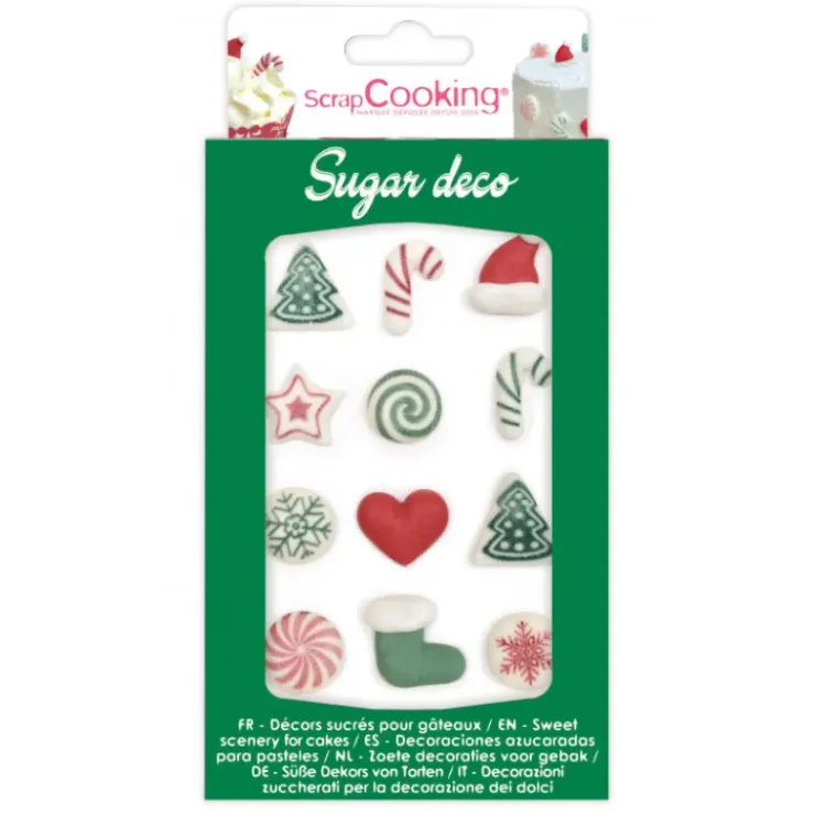 SCRAPCOOKING Décors en Sucre Noël (x12) Online