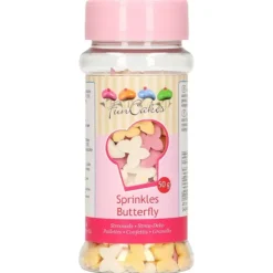 FUNCAKES Décors en sucre Papillons 50 g Hot