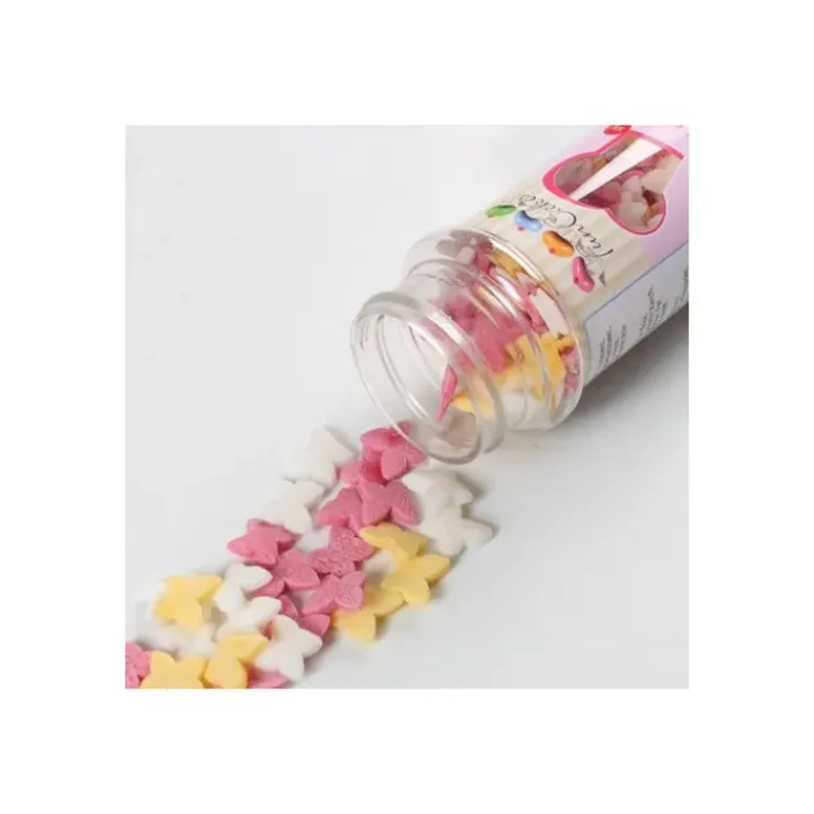 FUNCAKES Décors en sucre Papillons 50 g Hot