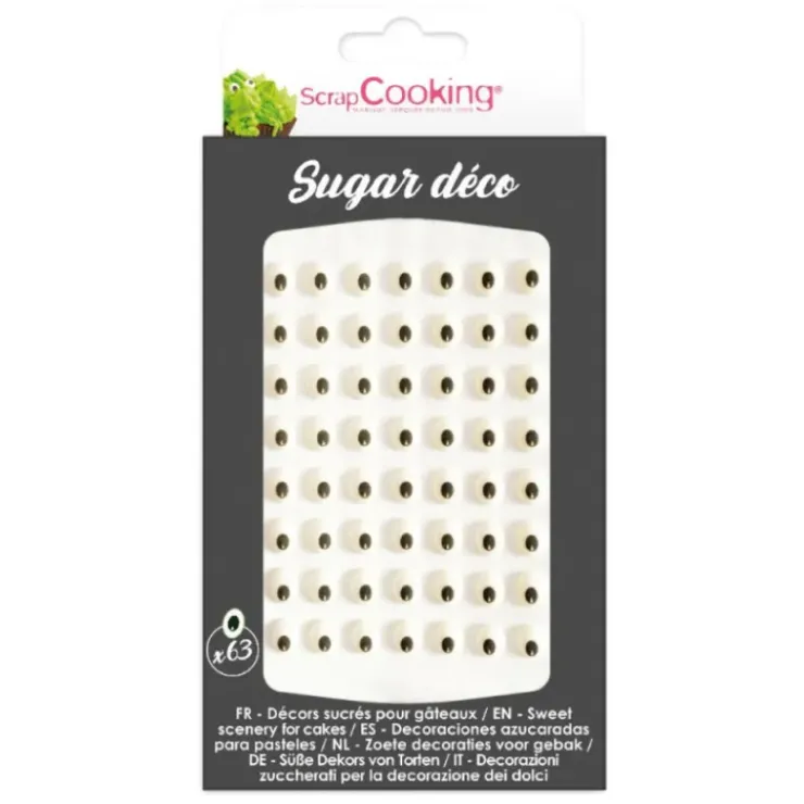 SCRAPCOOKING Décors en Sucre Yeux 10 g (x63)