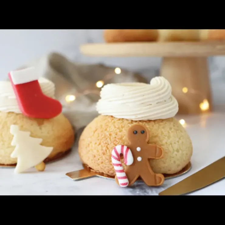 SCRAPCOOKING Décors Pâte d'Amande Noël (x6)