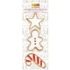 SCRAPCOOKING Découpoirs Noël Inox Dorés x3 Discount