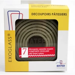 MATFER Découpoirs ronds cannelés impairs Exoglass (Boîte de 7) Discount