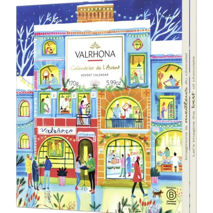 CUISINEADDICT DLUO Courte Calendrier de l'Avent 170 g Valrhona Outlet