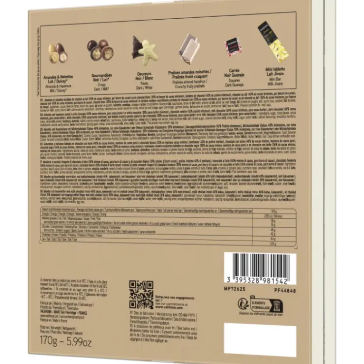CUISINEADDICT DLUO Courte Calendrier de l'Avent 170 g Valrhona Outlet