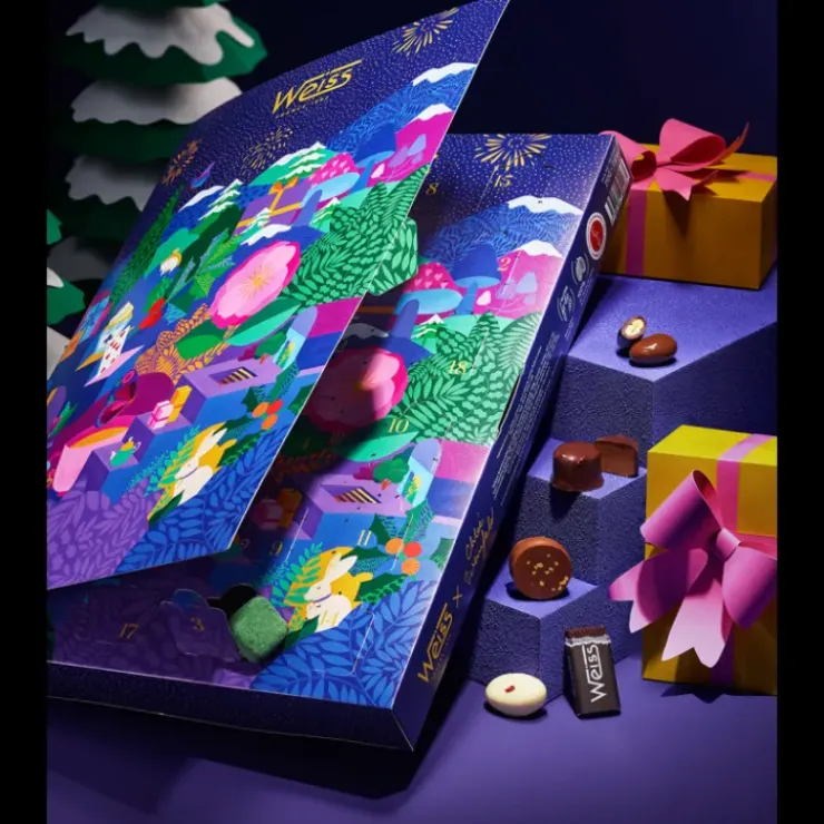 WEISS DLUO Courte Calendrier de l'Avent Chloé Weinfeld 210 g Sale