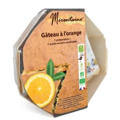 MIRONTAINE DLUO Courte Préparation Bio Gâteau à l'Orange + Moule en Bois Outlet