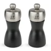 PEUGEOT Duo Moulin à Poivre et à Sel Fidji 12 cm Noir-Inox Discount
