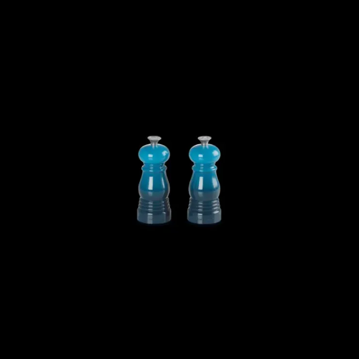 LE CREUSET Duo Moulin à Poivre et à Sel Deep Teal 11 cm Discount