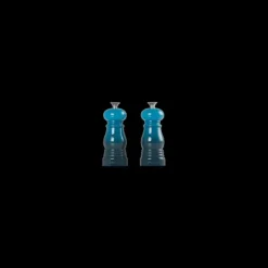 LE CREUSET Duo Moulin à Poivre et à Sel Deep Teal 11 cm Discount