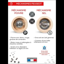 PEUGEOT Duo Moulin à Poivre et Sel Tahiti Feu 15 cm Online