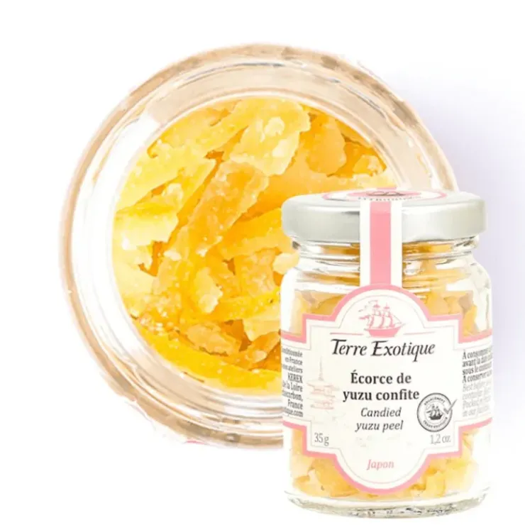 TERRE EXOTIQUE Ecorce de Yuzu Confite 35 g