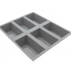 DE BUYER Elastomoule à Cake - 6 empreintes 21 x 17,6 cm - Silicone Sale