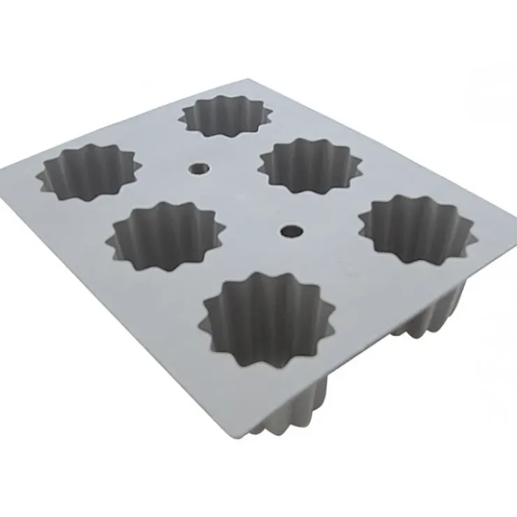 DE BUYER Elastomoule à Cannelé - 6 empreintes 21 x 17,6 cm - Silicone Best