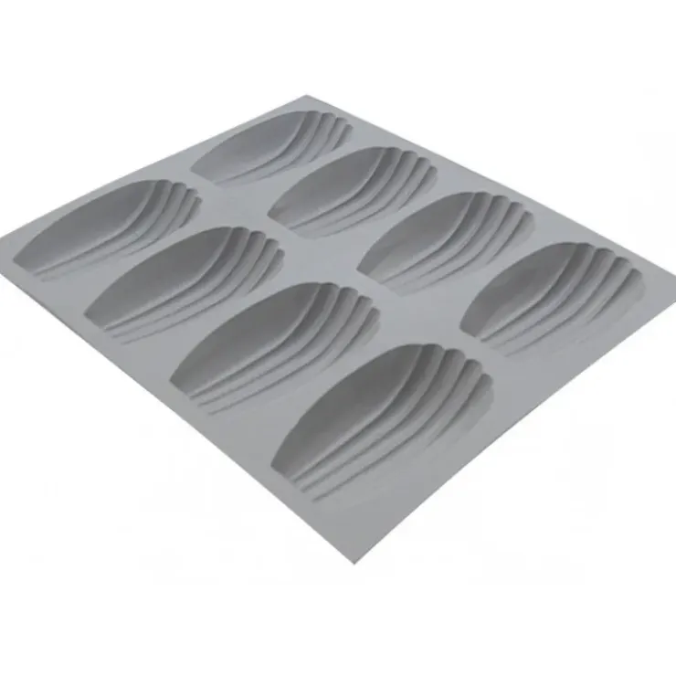 DE BUYER Elastomoule Madeleine - 8 empreintes 21 x 17,6 cm - Silicone Best