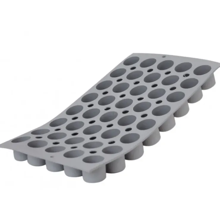 DE BUYER Elastomoule mini-Cylindre - 40 empreintes 30 x 17,6 cm - Silicone