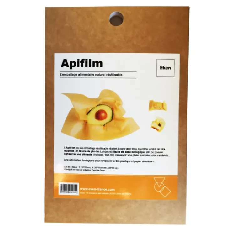 EKEN Emballage en Cire d'abeille x3 - Api-Film Best