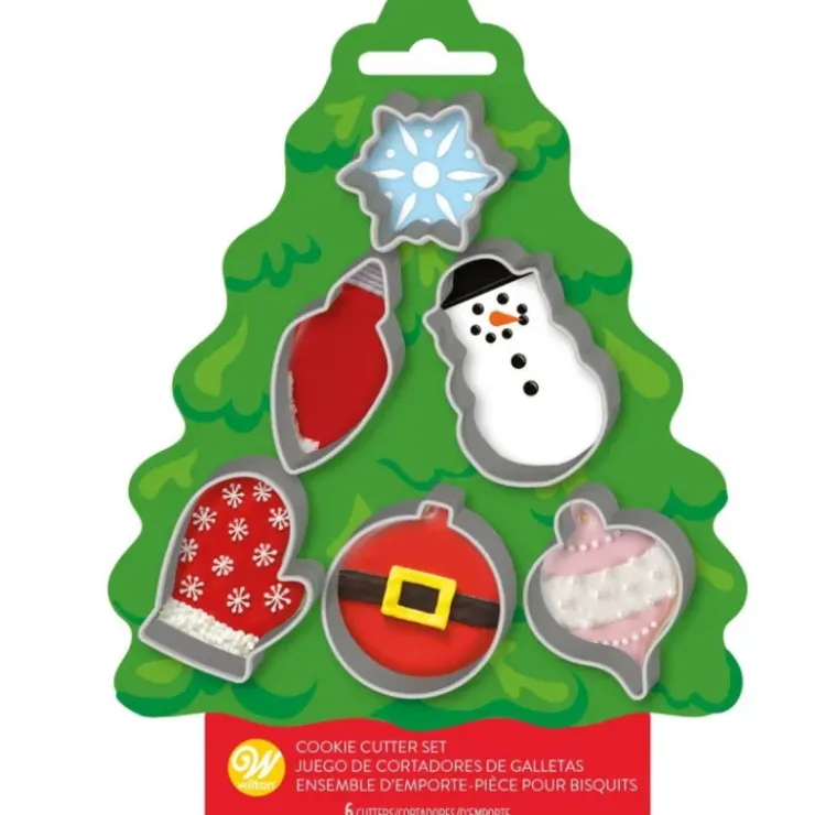 WILTON Emporte Pièces Noël Étain (x6) Sale