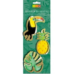 SCRAPCOOKING Emporte-Pièces Toucan, Ananas, Feuille Tropicale Inox x3 Outlet