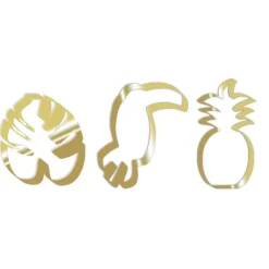 SCRAPCOOKING Emporte-Pièces Toucan, Ananas, Feuille Tropicale Inox x3 Outlet