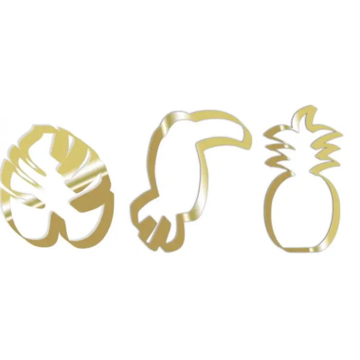 SCRAPCOOKING Emporte-Pièces Toucan, Ananas, Feuille Tropicale Inox x3 Outlet