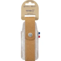 OPINEL Etui pour Couteau en Cuir et Feutrine Outdoor L Collection France Best