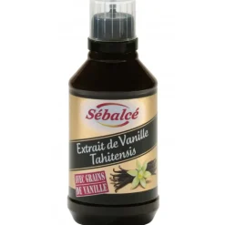 SEBALCE Extrait de Vanille Tahitensis liquide avec grains 50cl Sébalcé Sale