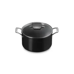 LE CREUSET Faitout Antiadhérent Essentiel Céramique 24 cm et Couvercle Outlet