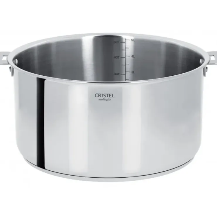CRISTEL Faitout Casteline Ø 24 cm Manche Amovible Inox Online