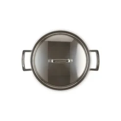 LE CREUSET Faitout Inox 24 cm avec Couvercle Discount