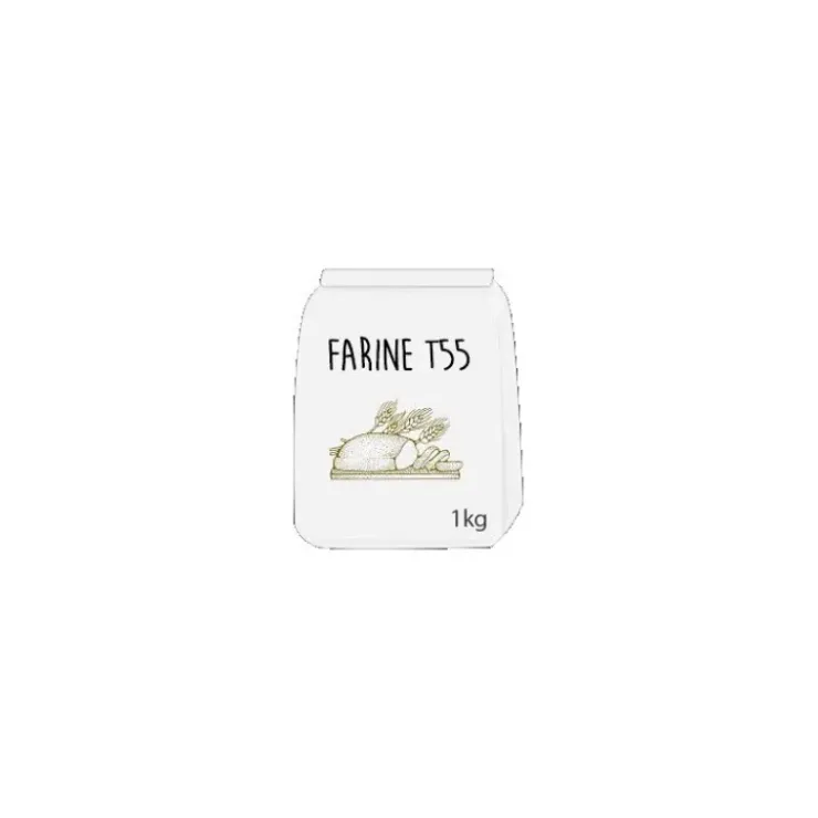 CUISINEADDICT Farine T55 Blé Epi Bleu 1kg New