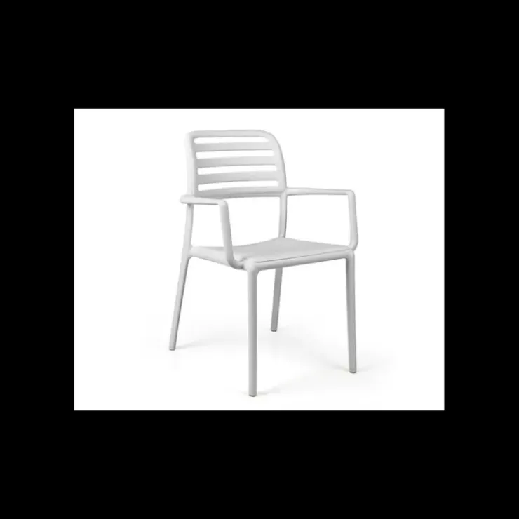 NARDI Fauteuil en Polypropylène Costa Bistrot Blanc Online