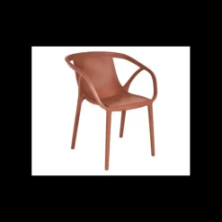 EZPELETA Fauteuil en Polypropylène effet Chevrons Hop Terracotta Sale