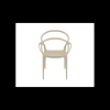 SIESTA Fauteuil en Polypropylène Mila Taupe Clearance