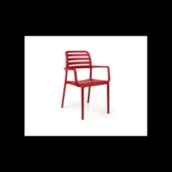 NARDI Fauteuil en Polypropylène Costa Bistrot Rouge Best