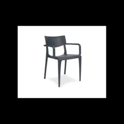 EZPELETA Fauteuil en Polypropylène Town Anthracite New