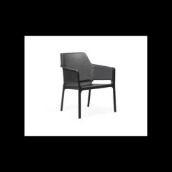 NARDI Fauteuil en Résine Anthracite Net Relax Outlet